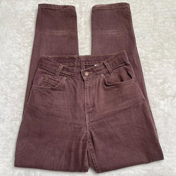 Vintage Levi's Women's Brown Student 550 Mid Rise Relaxed Fit Jeans Size W7/L30 - Picture 3 of 9